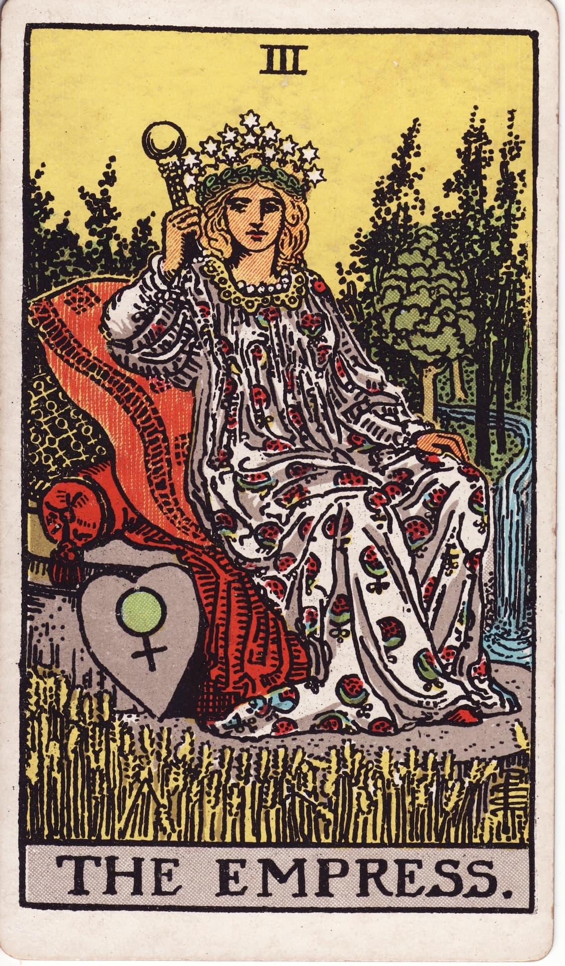 La Emperatriz — Arcano 3 del Tarot Rider-Waite