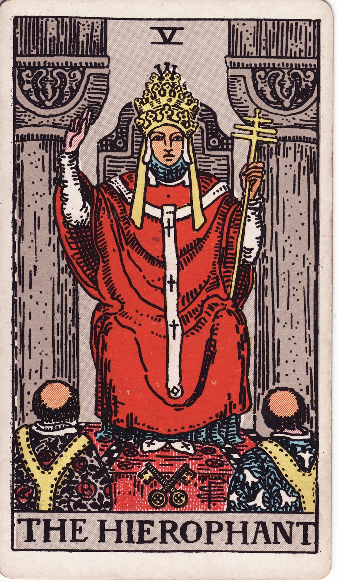 El Hierofante — Arcano 5 del Tarot Rider-Waite