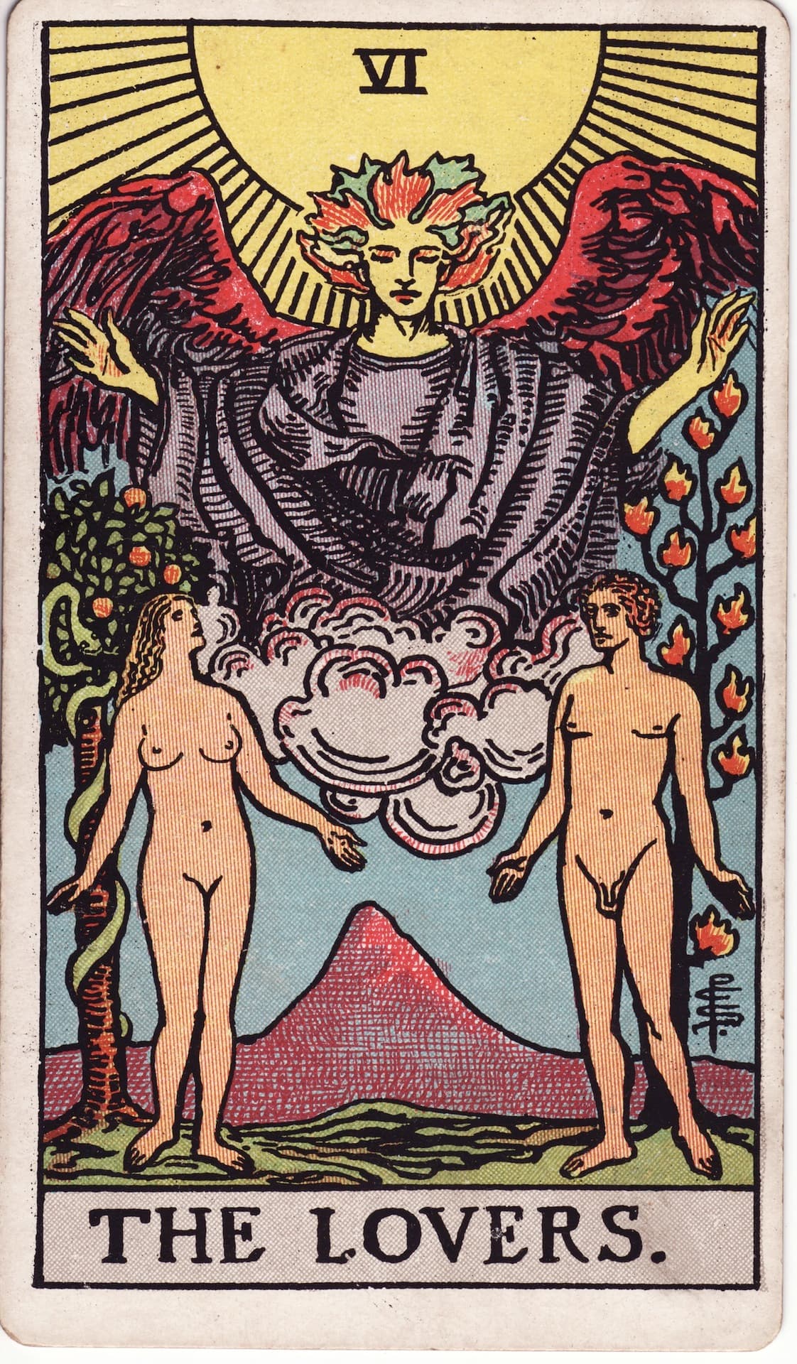Los Enamorados — Arcano 6 del Tarot Rider-Waite