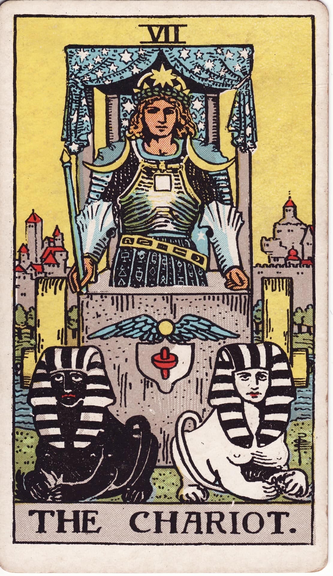 El Carro — Arcano 7 del Tarot Rider-Waite