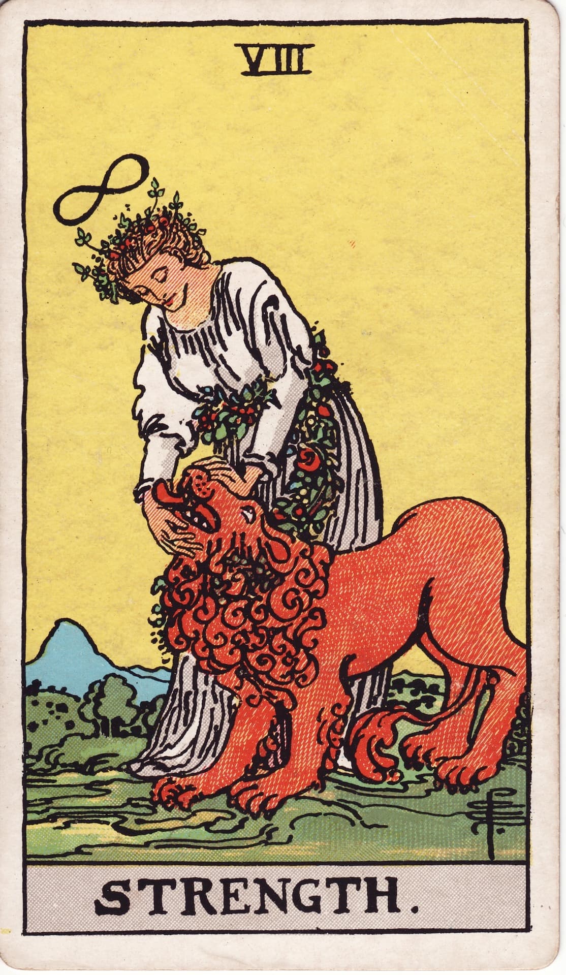 La Fuerza — Arcano 8 del Tarot Rider-Waite