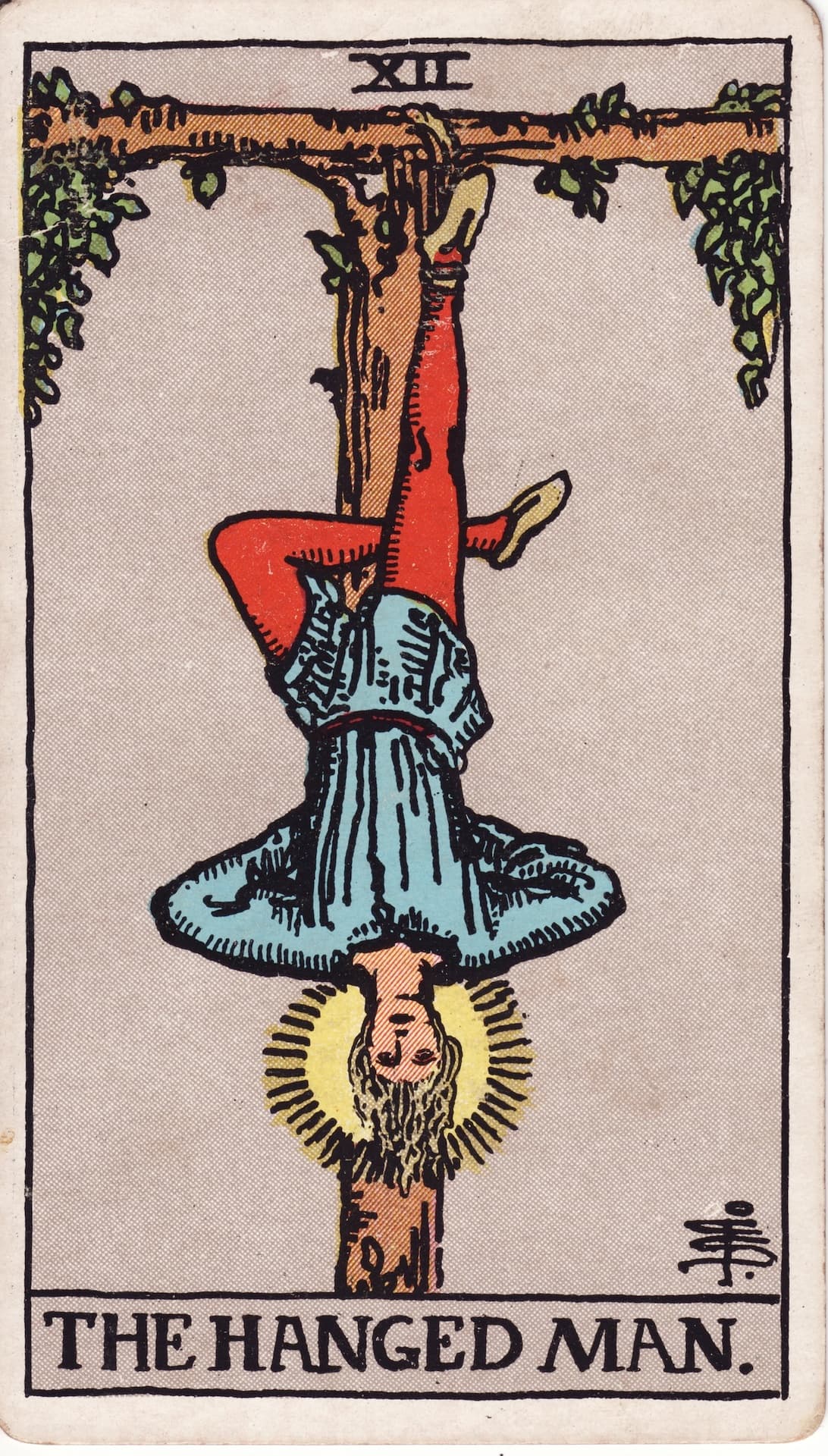 El Colgado — Arcano 12 del Tarot Rider-Waite