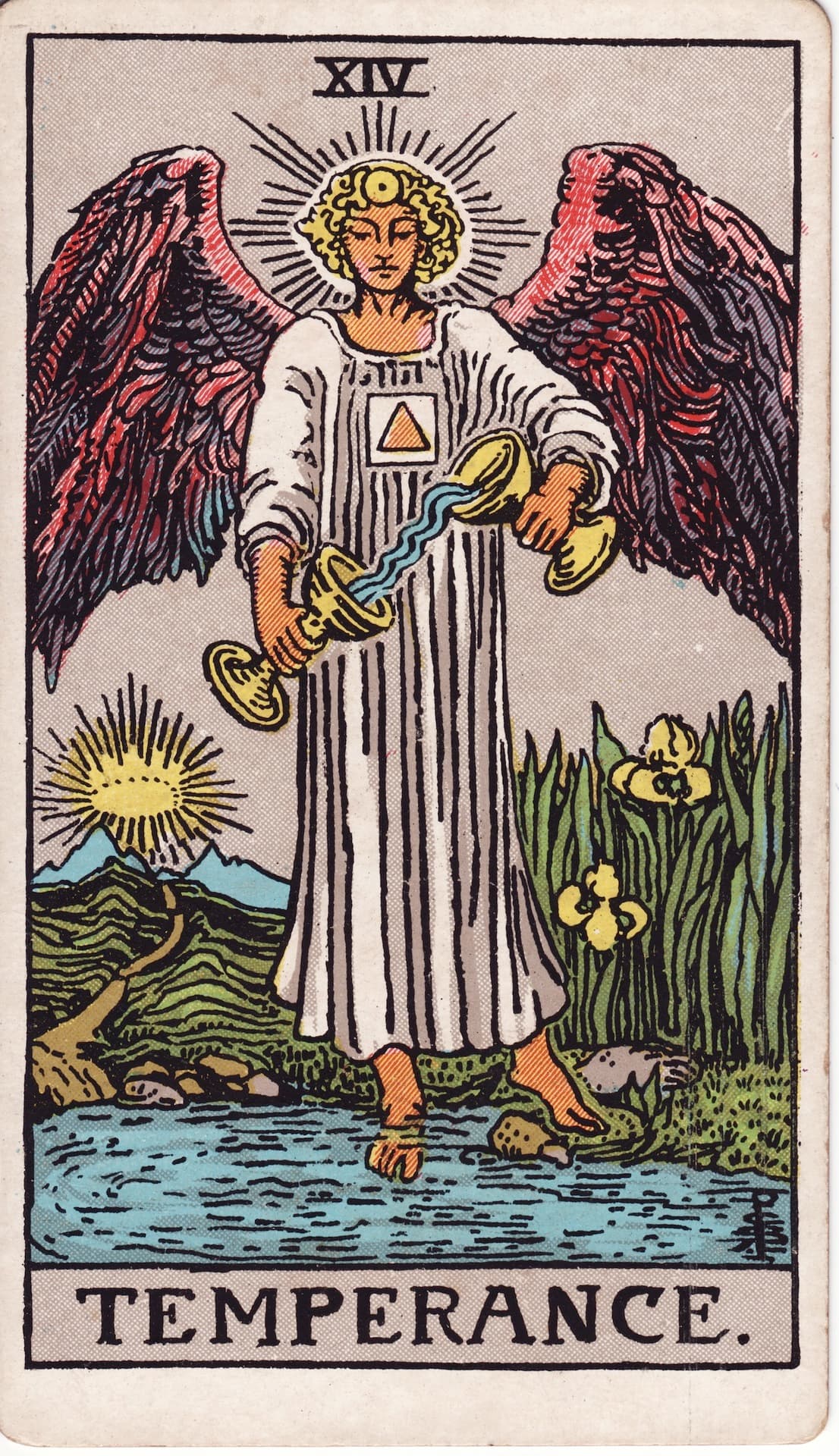 La Templanza — Arcano 14 del Tarot Rider-Waite