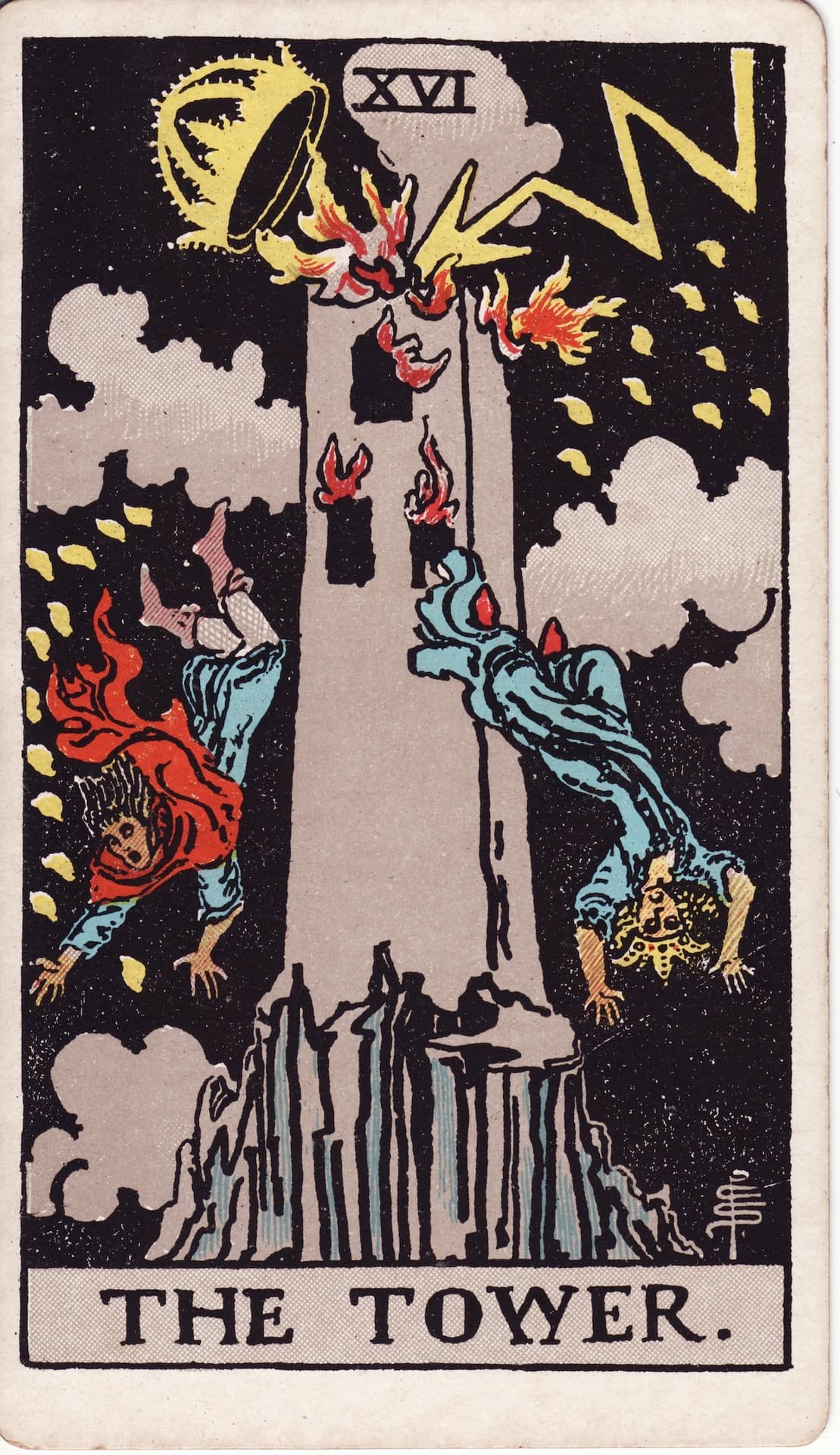 La Torre — Arcano 16 del Tarot Rider-Waite