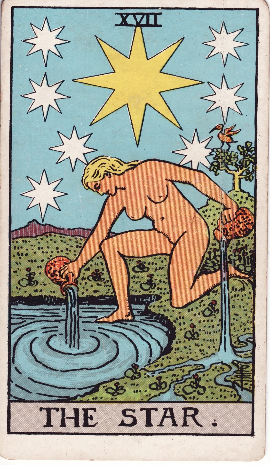 La Estrella — Arcano 17 del Tarot Rider-Waite