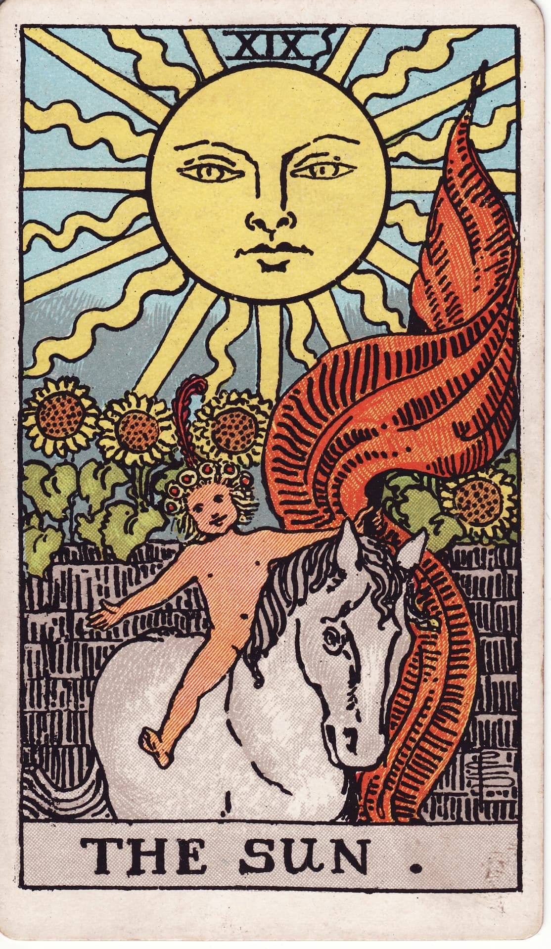 El Sol — Arcano 19 del Tarot Rider-Waite