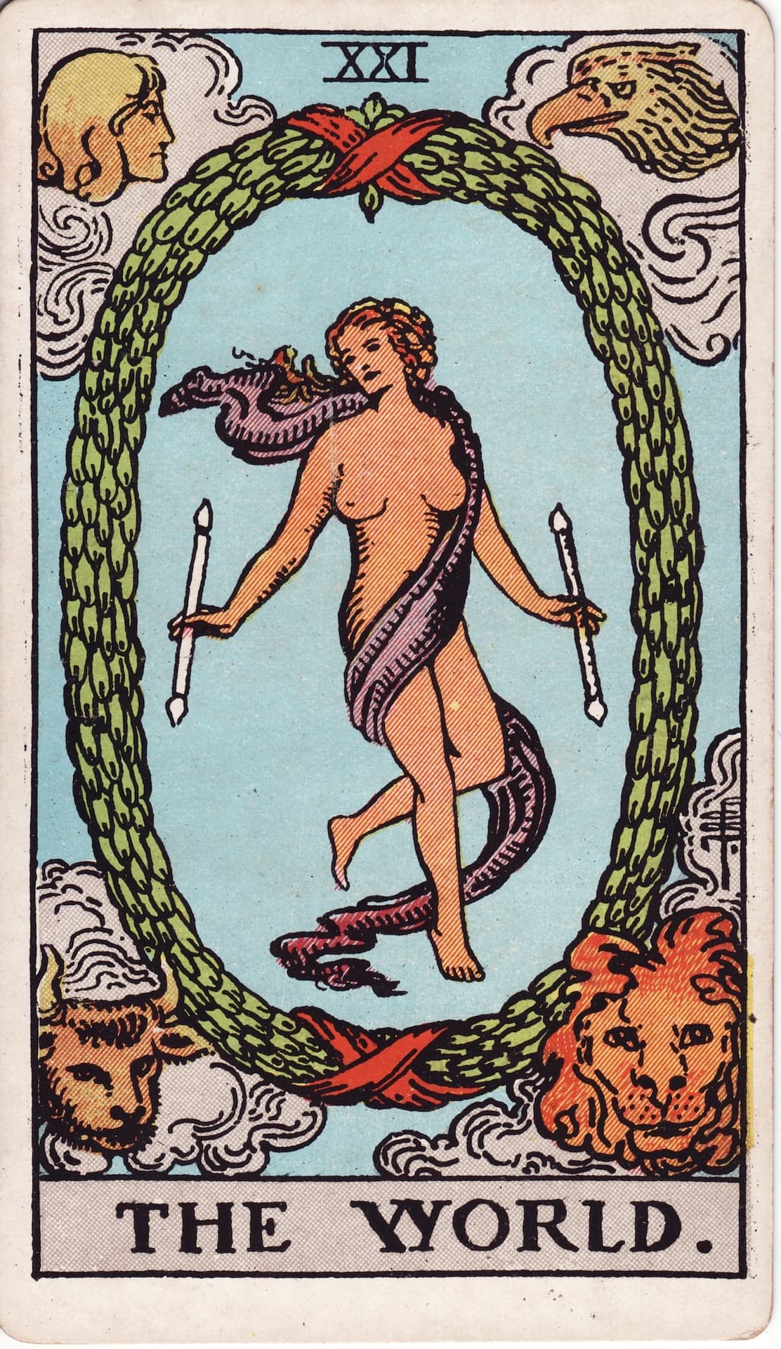 El Mundo — Arcano 21 del Tarot Rider-Waite