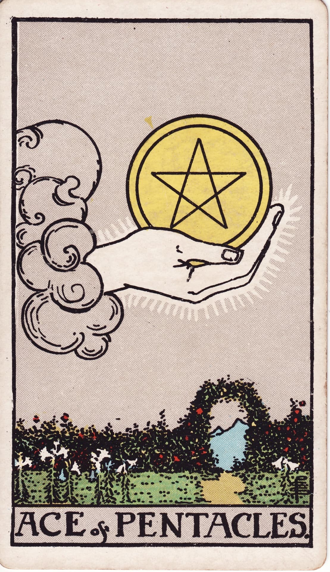 As de Oros — Arcano 1 del Tarot Rider-Waite